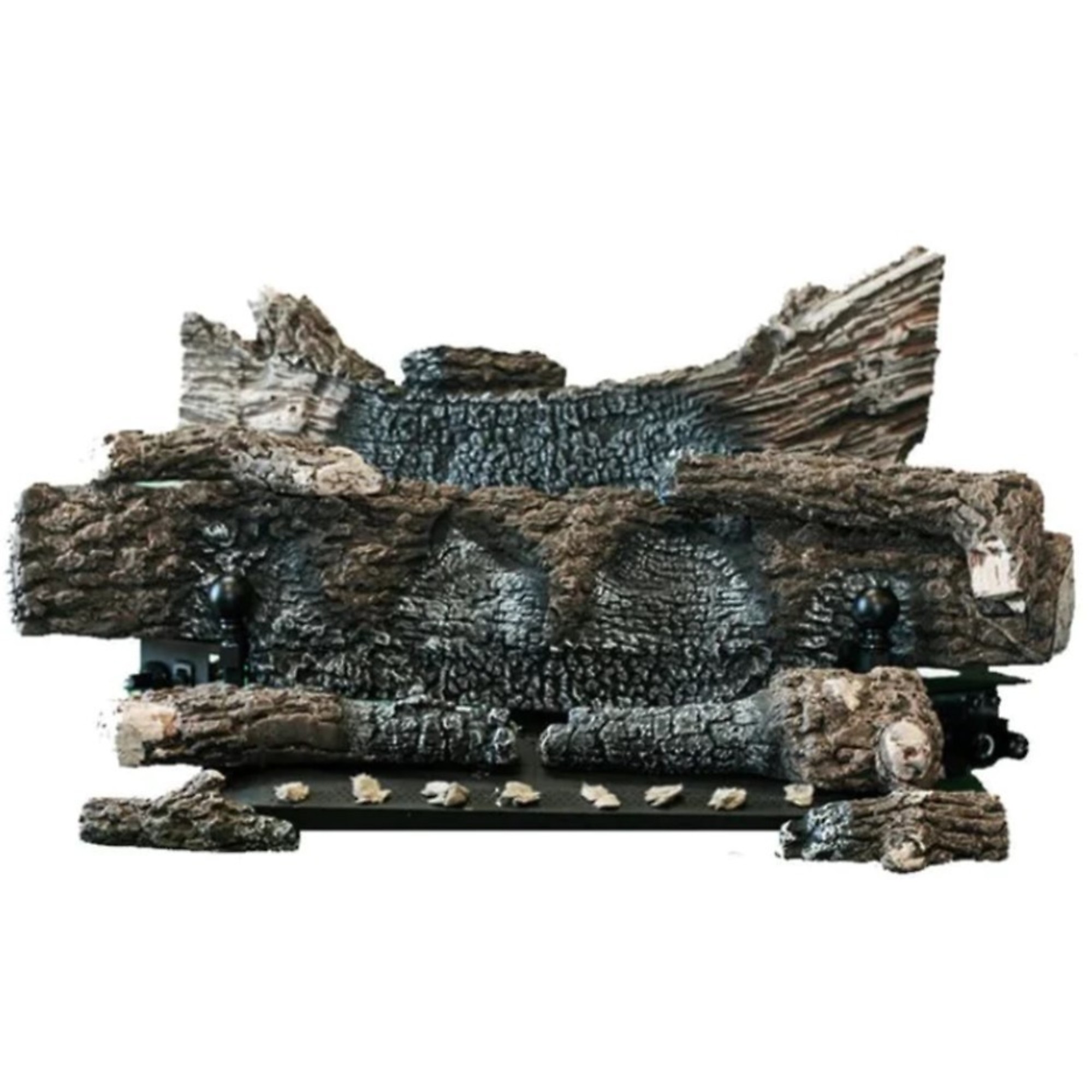 Buck, Vent Free Gas Log set, Heat Output 40000 Btu/hour, Heating Capability 1500 ft², Model# GL EV100OLP